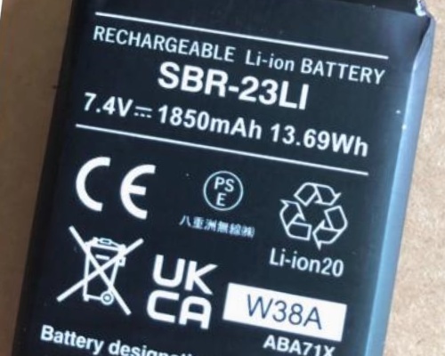 STANDARD HORIZON HX210E VHF Radio SBR 23LI rechargeable battery