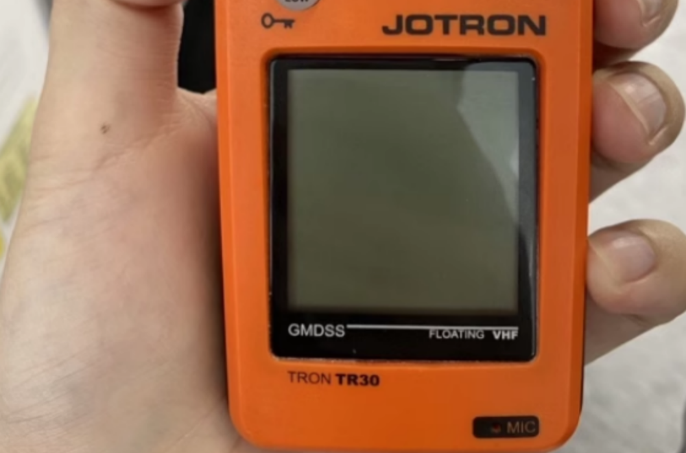 JOTRON GMDSS VHF Radio TR30 87086 Emergency lithium battery