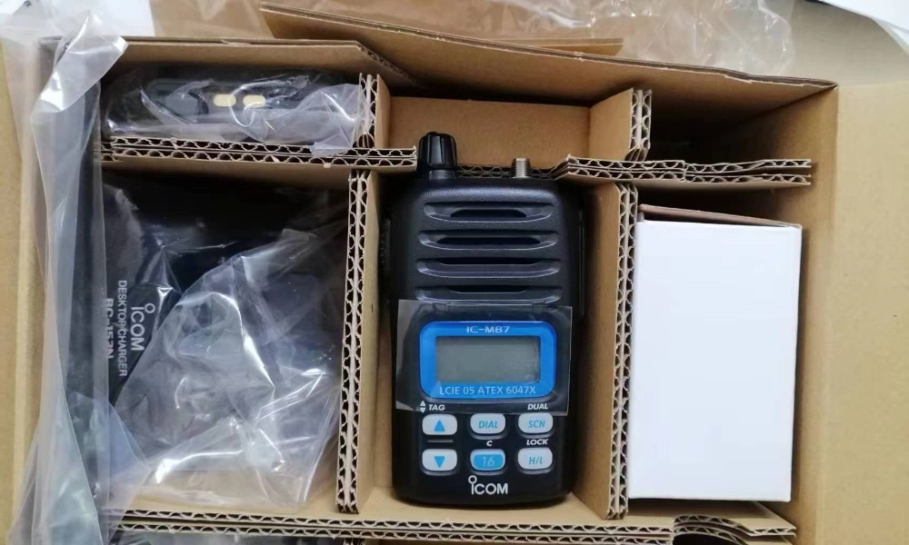 ICOM M87M88 VHF LCIE05 ATEX 6047X EX VHF marine transceiver radio BP 227AX/AXD