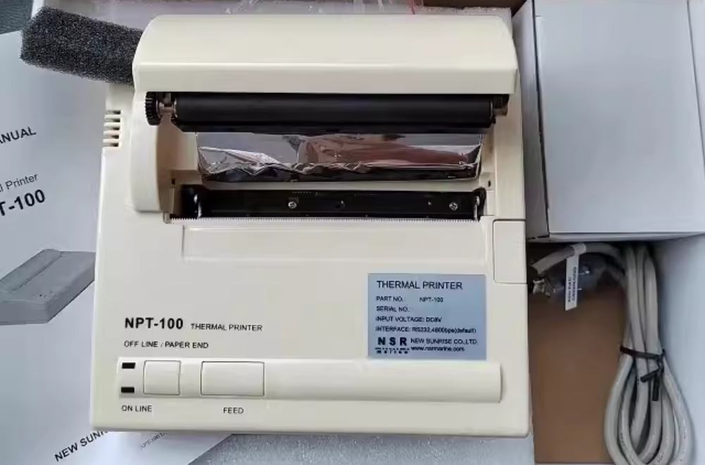 NSR NPT 100 Thermal printer SII Seiko DPU 414 for  NAVTEX Inmarsart-C MF/HF VHF Radio