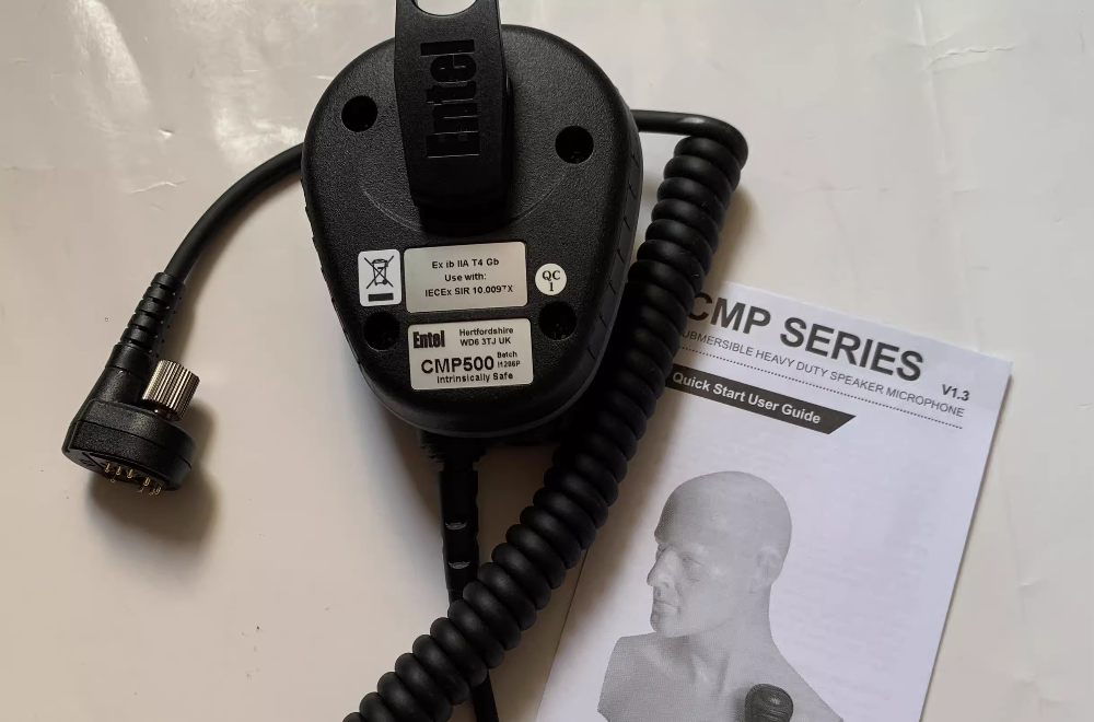 Entel CMP 500 Intrinsically safe Handset Remote speaker microphone