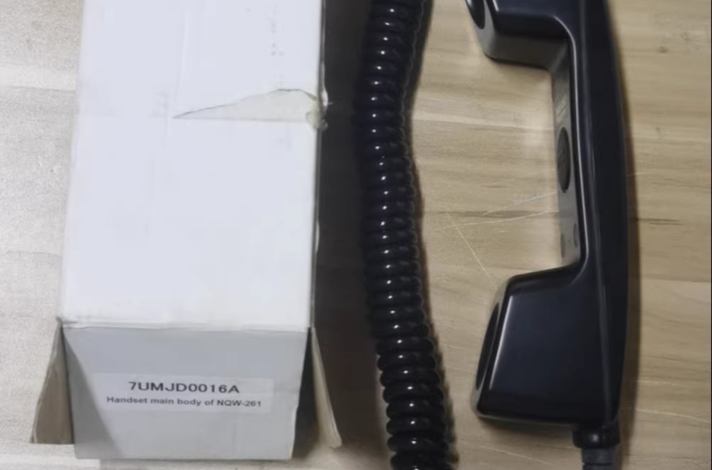 JRC NQW-261 handset for JRC VHF 770S GMDSS radio controller NCM-1770 7UMJD0016A