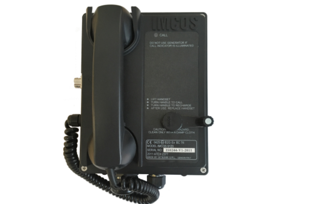 IMCOS-9120C 9120W 9120WH Intrinsically Safe Single-way Self Powered Telephone