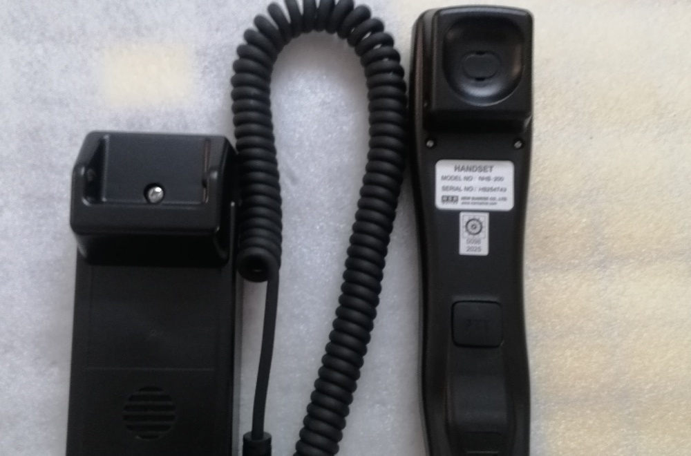 NSR NHS 200 handset for NVR 3000 GMDSS VHF DSC NHR 1500 MF/HF DSC