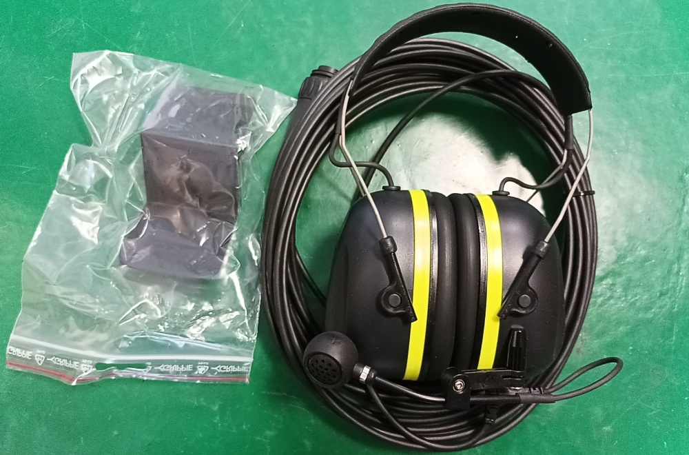 Zeniel P-MT7-A Vingtor phontech 3M Peltor type MT7H79A-09 headset 10M cable brinder circular connector