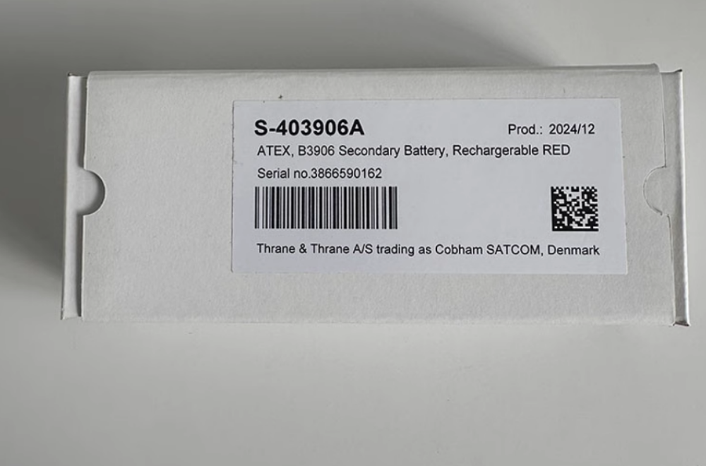 SAILOR  S-403906A B3906 Secondar battery Rechargerable red  lithium battery