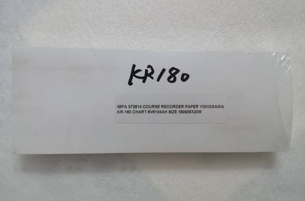 IMPA 372614 COURSE RECORDER PAPER YOKOGAWA KR-180 CHART  V8104AH SIZE 180MM*20M