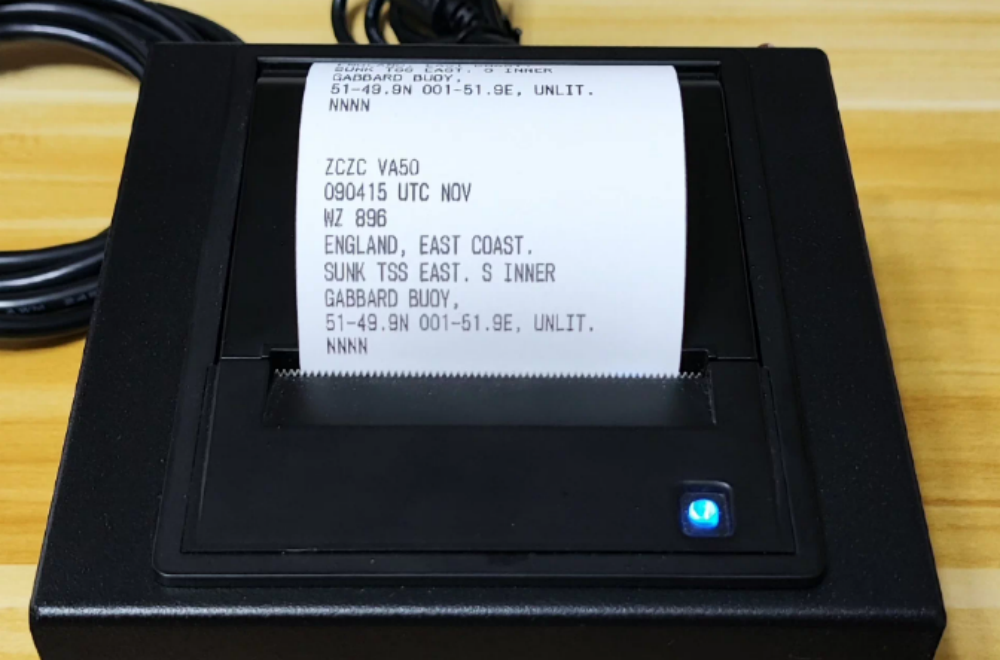 JRC NKG 901 printer NKG-91 JEA 58 Navtex GMDSS printer