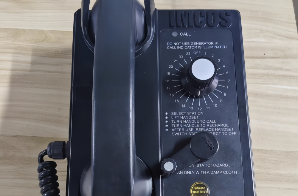 Gitiesse IMCOS 9024W 9024C 9024WHS Marine Sound-Powered Telephone