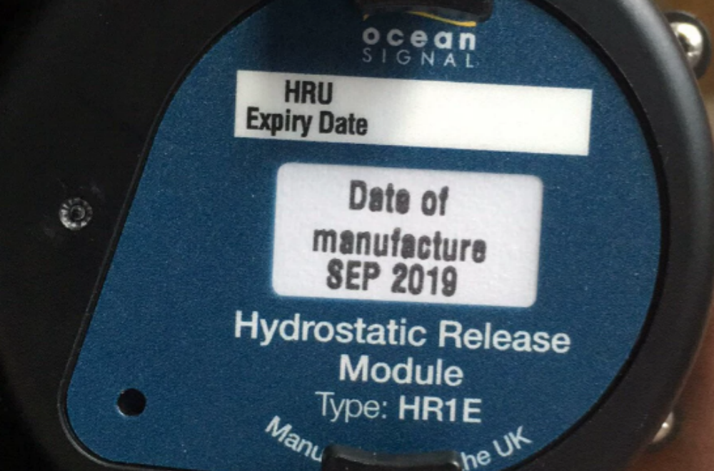 OCEAN SIGNAL HR1E HRU E100 EPIRB E-100 Hydrostatic Release Module HR1E